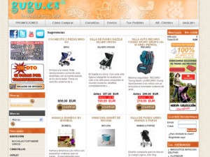 Tienda on-line de artículos para bebés