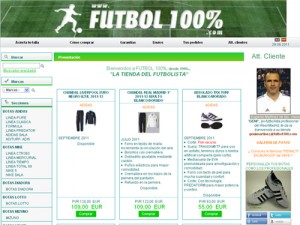tienda online fútbol